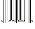 Barcode Image for UPC code 000200781075