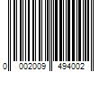 Barcode Image for UPC code 0002009494002