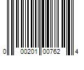 Barcode Image for UPC code 000201007624