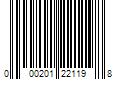 Barcode Image for UPC code 000201221198