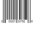 Barcode Image for UPC code 000201307526