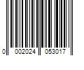 Barcode Image for UPC code 0002024053017