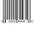 Barcode Image for UPC code 000202604358