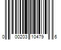 Barcode Image for UPC code 000203104796