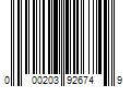 Barcode Image for UPC code 000203926749