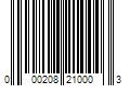 Barcode Image for UPC code 000208210003