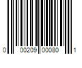 Barcode Image for UPC code 000209000801