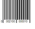 Barcode Image for UPC code 00021000000142