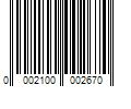 Barcode Image for UPC code 00021000026791