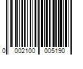 Barcode Image for UPC code 00021000051922