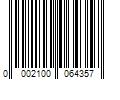 Barcode Image for UPC code 00021000643530