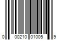 Barcode Image for UPC code 000210010059