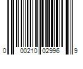 Barcode Image for UPC code 000210029969