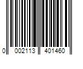 Barcode Image for UPC code 0002113401460