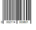 Barcode Image for UPC code 00021140036025