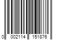 Barcode Image for UPC code 0002114151876