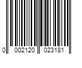 Barcode Image for UPC code 00021200231834