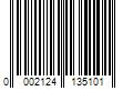 Barcode Image for UPC code 00021241351003