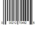 Barcode Image for UPC code 000212704925