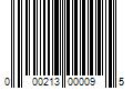 Barcode Image for UPC code 000213000095