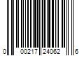 Barcode Image for UPC code 000217240626