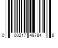 Barcode Image for UPC code 000217497846