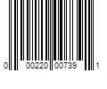 Barcode Image for UPC code 000220007391