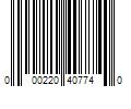 Barcode Image for UPC code 000220407740