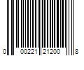 Barcode Image for UPC code 000221212008