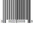 Barcode Image for UPC code 000222000055