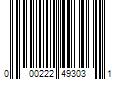 Barcode Image for UPC code 000222493031