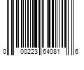 Barcode Image for UPC code 000223640816