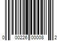 Barcode Image for UPC code 000226000082