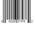 Barcode Image for UPC code 000226074762