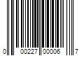 Barcode Image for UPC code 000227000067