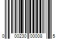 Barcode Image for UPC code 000230000085