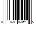 Barcode Image for UPC code 000230070125