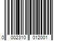 Barcode Image for UPC code 00023100120027