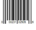 Barcode Image for UPC code 000231025056