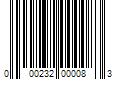 Barcode Image for UPC code 000232000083