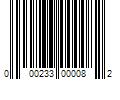 Barcode Image for UPC code 000233000082