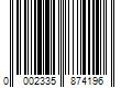 Barcode Image for UPC code 0002335874196