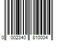 Barcode Image for UPC code 0002340810004