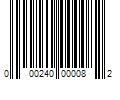 Barcode Image for UPC code 000240000082