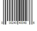 Barcode Image for UPC code 000240400486