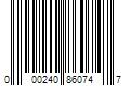 Barcode Image for UPC code 000240860747