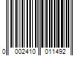 Barcode Image for UPC code 00024100114917