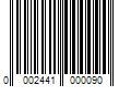 Barcode Image for UPC code 0002441000090