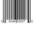 Barcode Image for UPC code 000246000079