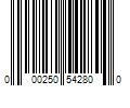 Barcode Image for UPC code 000250542800